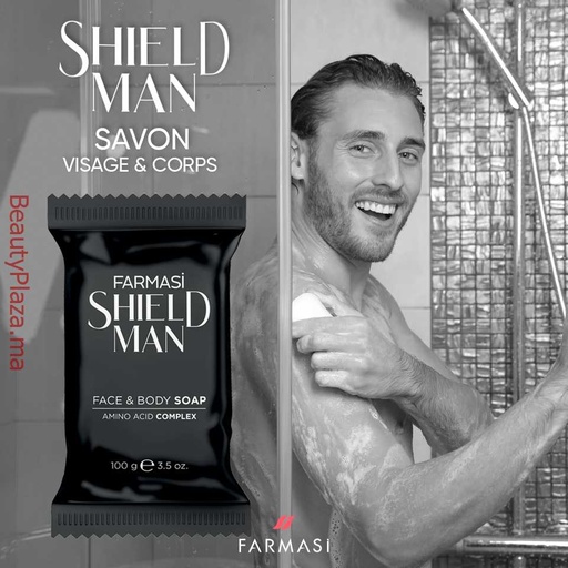 [1119079] FARMASI صابون الوجه الجسم Shield Man 100غ