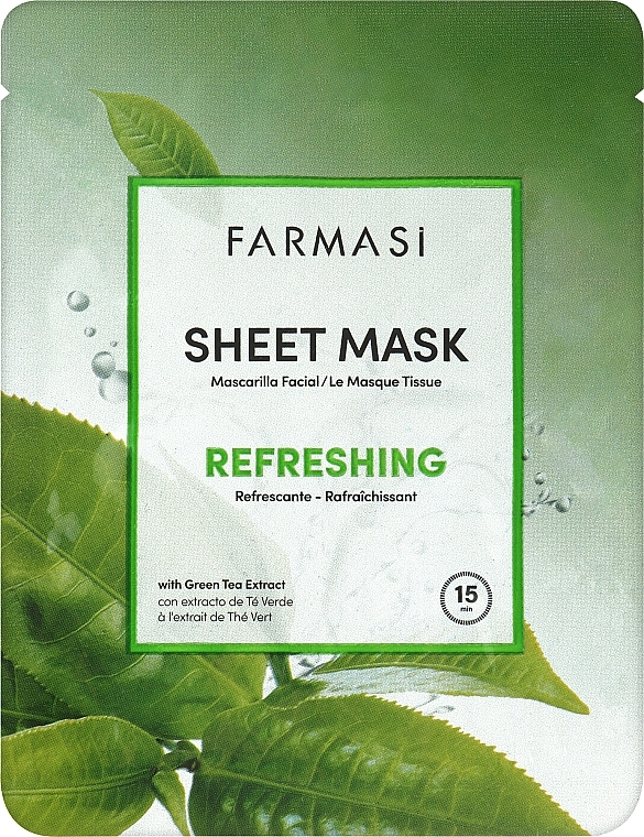 [100118] FARMASI ماسك ورقي REFRESHING 1 قطعة