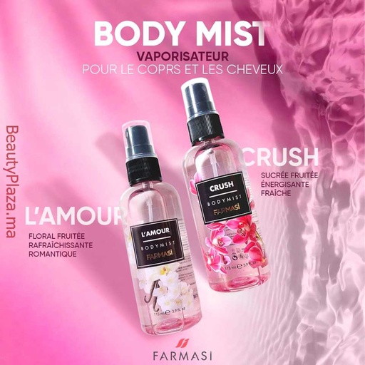 [1107215] FARMASI Crush بخاخ Bodymist 115مل (CRUSH)